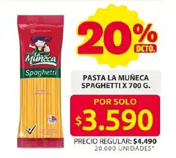 Ara Pasta la muñeca spaghetti oferta