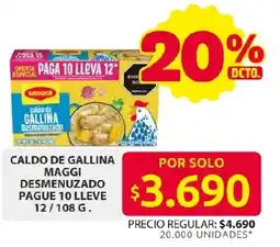 Ara Caldo de gallina maggi desmenuzado oferta