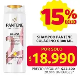 Ara Shampoo pantene colágeno oferta