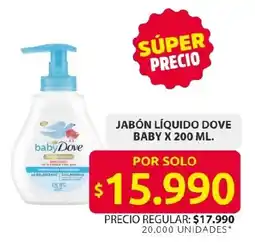 Ara Jabón líquido dove baby oferta
