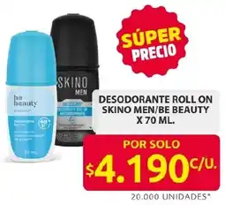 Ara Desodorante roll on skino men/be beauty oferta