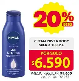 Ara Crema nivea body milk oferta