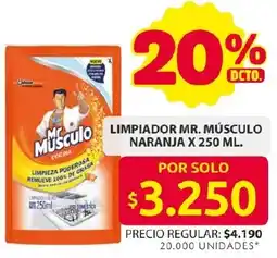Ara Limpiador mr. músculo naranja oferta