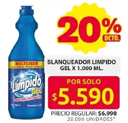 Ara Blanqueador limpido gel oferta