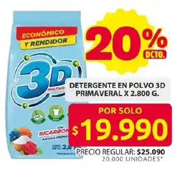 Ara Detergente en polvo 3d primaveral oferta