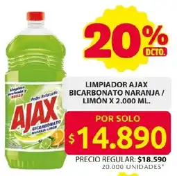 Ara Limpiador ajax bicarbonato naranja / limón oferta