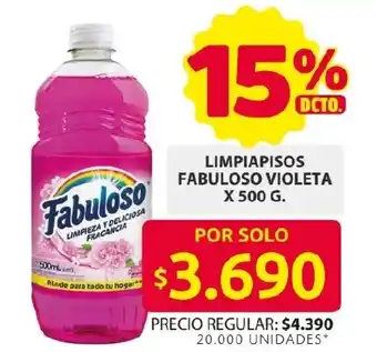 Ara Limpiapisos fabuloso violeta oferta