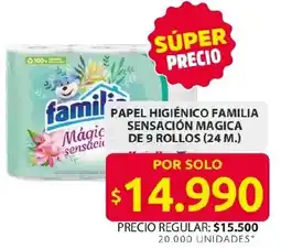 Ara Papel higiénico familia sensación magica oferta