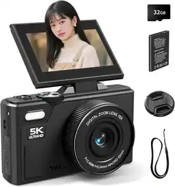Falabella Cámara digital para fotografía,de vlogging 4K Para YouTube 3 pulgadas oferta