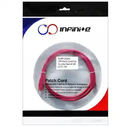 Falabella Patch Cord Categoría 5e de 3 Metros Rojo x3 Und oferta