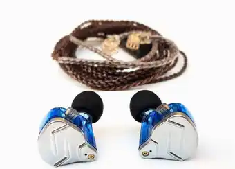 Falabella Audífonos Zsn Pro Monitoreo In Ear AZUL SIN MICROFONO oferta