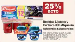 Makro Bebidas Lácteas y Cuchareable Alquería Referencias Seleccionadas oferta