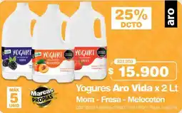 Makro Yogures Aro Vida Mora - Fresa - Melocotón oferta