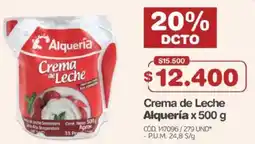 Makro Crema de Leche Alquería oferta