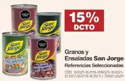 Makro Granos y Ensaladas San Jorge Referencias Seleccionadas oferta