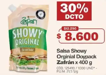 Makro Salsa Showy Orginial Doypack Zafrán oferta