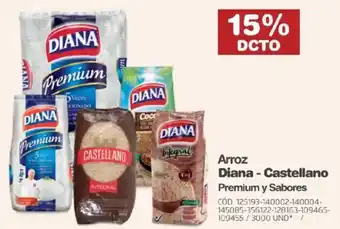 Makro Arroz Diana - Castellano Premium y Sabores oferta