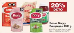 Makro Salsas Bary y Pompeya oferta