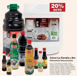 Makro Salsas La Coruña y Aro Referencias Seleccionadas oferta