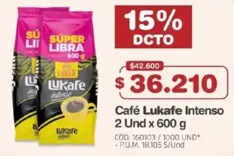 Makro Café Lukafe Intenso oferta