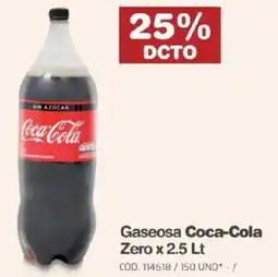 Makro Gaseosa Coca-Cola Zero oferta