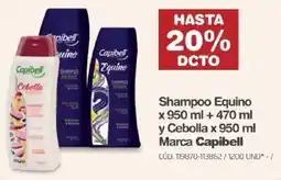 Makro Shampoo Marca Capibell oferta