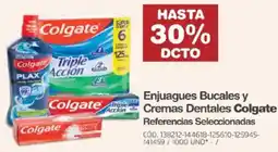 Makro Enjuagues Bucales y Cremas Dentales Colgate Referencias Seleccionadas oferta