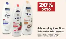 Makro Jabones Líquidos Dove Referencias Seleccionadas oferta
