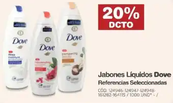 Makro Jabones Líquidos Dove Referencias Seleccionadas oferta