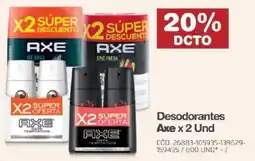 Makro Desodorantes Axe oferta