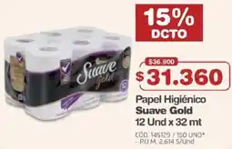 Makro Papel Higiénico Suave Gold oferta
