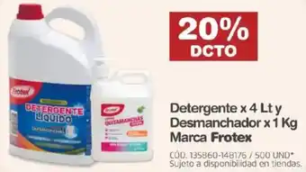 Makro Detergente y Desmanchador  Marca Frotex oferta