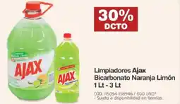 Makro Limpiadores Ajax Bicarbonato Naranja Limón oferta