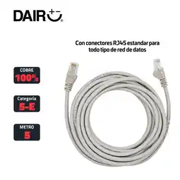 Falabella Cable De Red Utp Patch Cord Cat 5E 100% Cobre 5 M oferta
