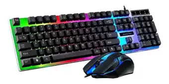 Falabella Combo Gamer Teclado Y Mouse Con RGB USB F92 oferta