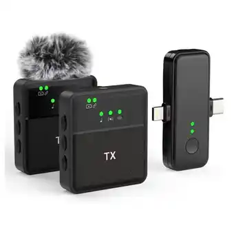Falabella Micrófono De Solapa SX31 Doble Iphone Tipo C Incluye Antipop Peluche oferta