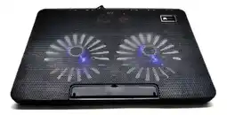 Falabella Base Refrigerante Doble Ventilador A2 - Silencioso - 2 Usb Color Negro oferta