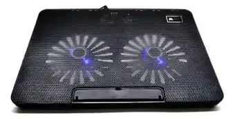 Falabella Base Refrigerante Doble Ventilador A2 - Silencioso - 2 Usb Color Negro oferta