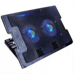 Falabella Base Para Portatil Con 2 Ventiladores Plegable Negro oferta