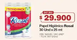 Makro Papel Higiénico Rosal oferta