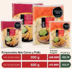 Makro Empanadas Aro Carne y Pollo oferta