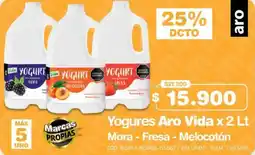 Makro Yogures Aro Vida Mora - Fresa - Melocotón oferta