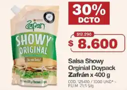 Makro Salsa Showy Orginial Doypack Zafrán oferta