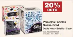 Makro Pañuelos Faciales Suave Suave Gold Gold Doble Hoja - Bolsillo - Cubo oferta