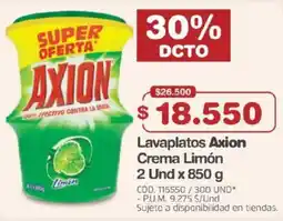 Makro Lavaplatos Axion Crema Limón oferta