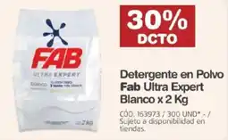 Makro Detergente en Polvo Fab Ultra Expert Blanco oferta