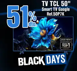 Ktronix TV TCL 50" Smart TV Google oferta