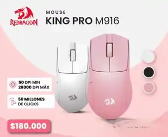 Compulago Redragon mouse king pro M916 oferta