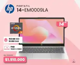 hp Portatil 14-EM0009LA