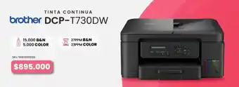 Compulago Tinta continua brother DCP-T730DW oferta